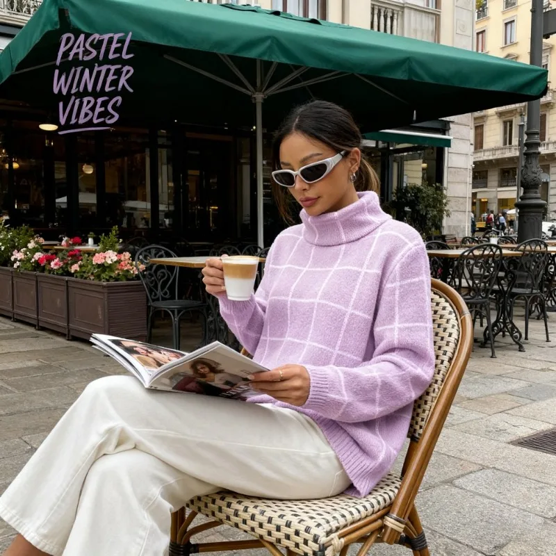 Chromatic Knit Sweater with Optical Illusion Pattern and Negative Space Design for Visual Impact
Chromatic Knit Sweater with Optical Illusion Pattern and Negative Space Design for Visual Impact