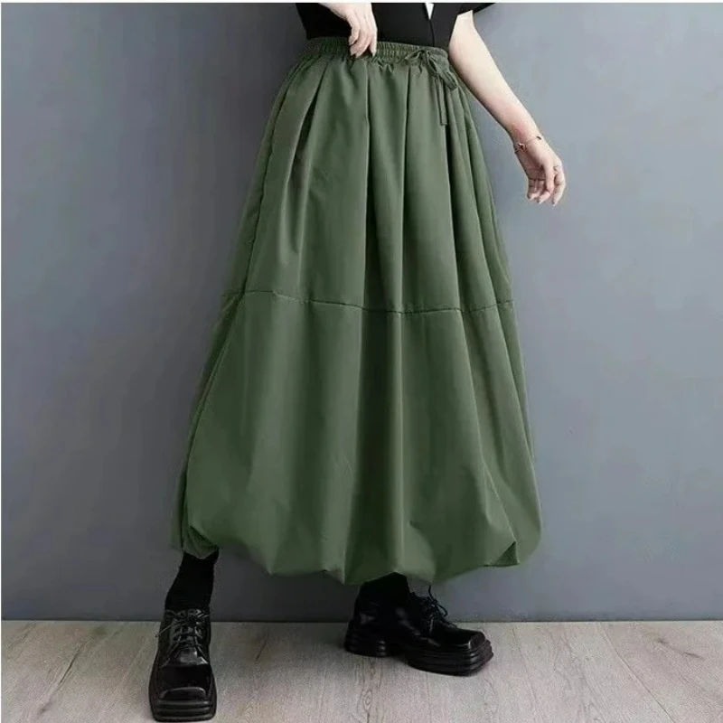 Women High Waist Half-body Loose Fluffy Skirt Solid Color Straps Large Skirt y2k vintage long skirt gothic
Women High Waist Half-body Loose Fluffy Skirt Solid Color Straps Large Skirt y2k vintage long skirt gothic