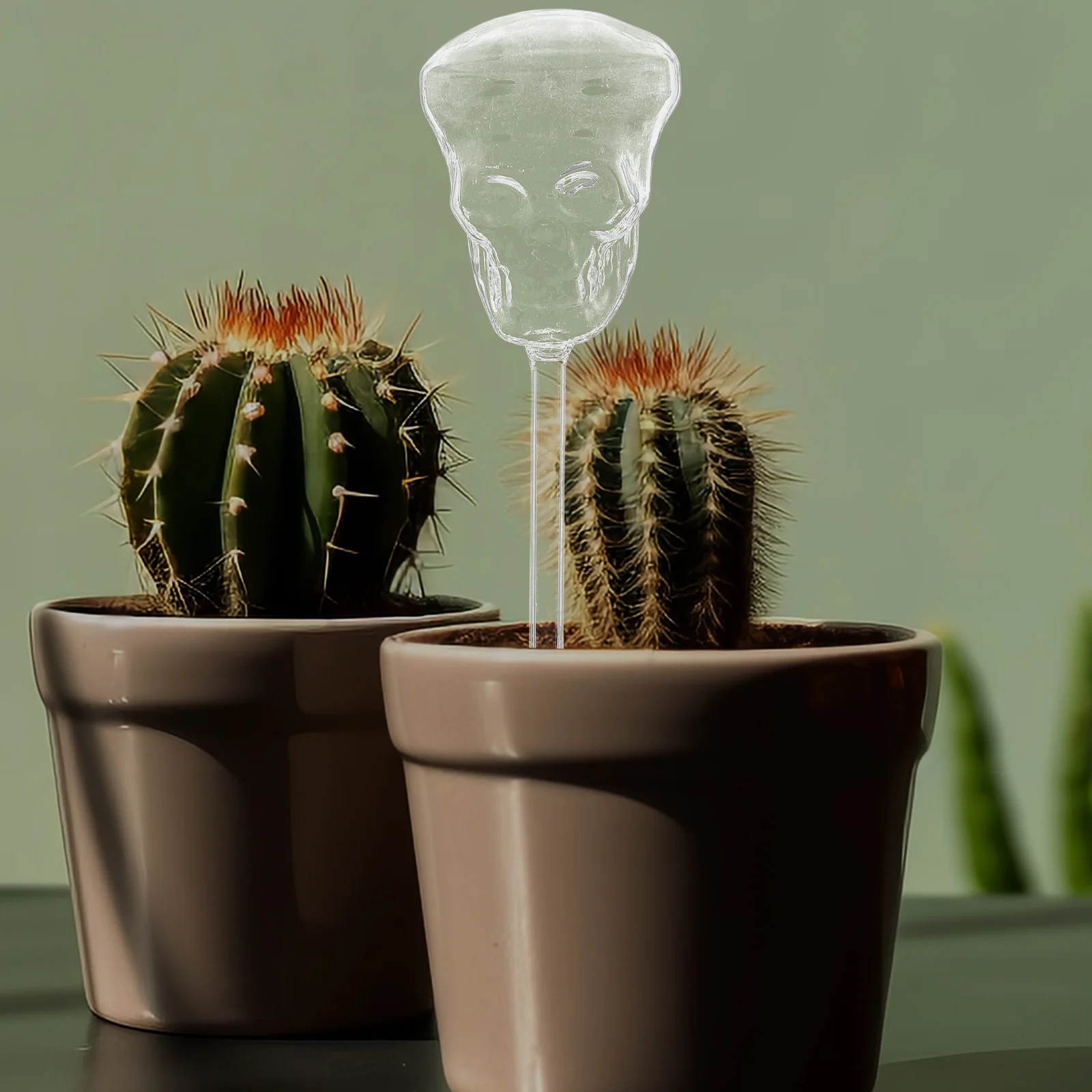 Skull Shaped Automatic Plant Waterer Premium Glass Material Practical Decorative for Indoor Outdoor Gardens Watering Self
Skull Shaped Automatic Plant Waterer Premium Glass Material Practical Decorative for Indoor Outdoor Gardens Watering Self