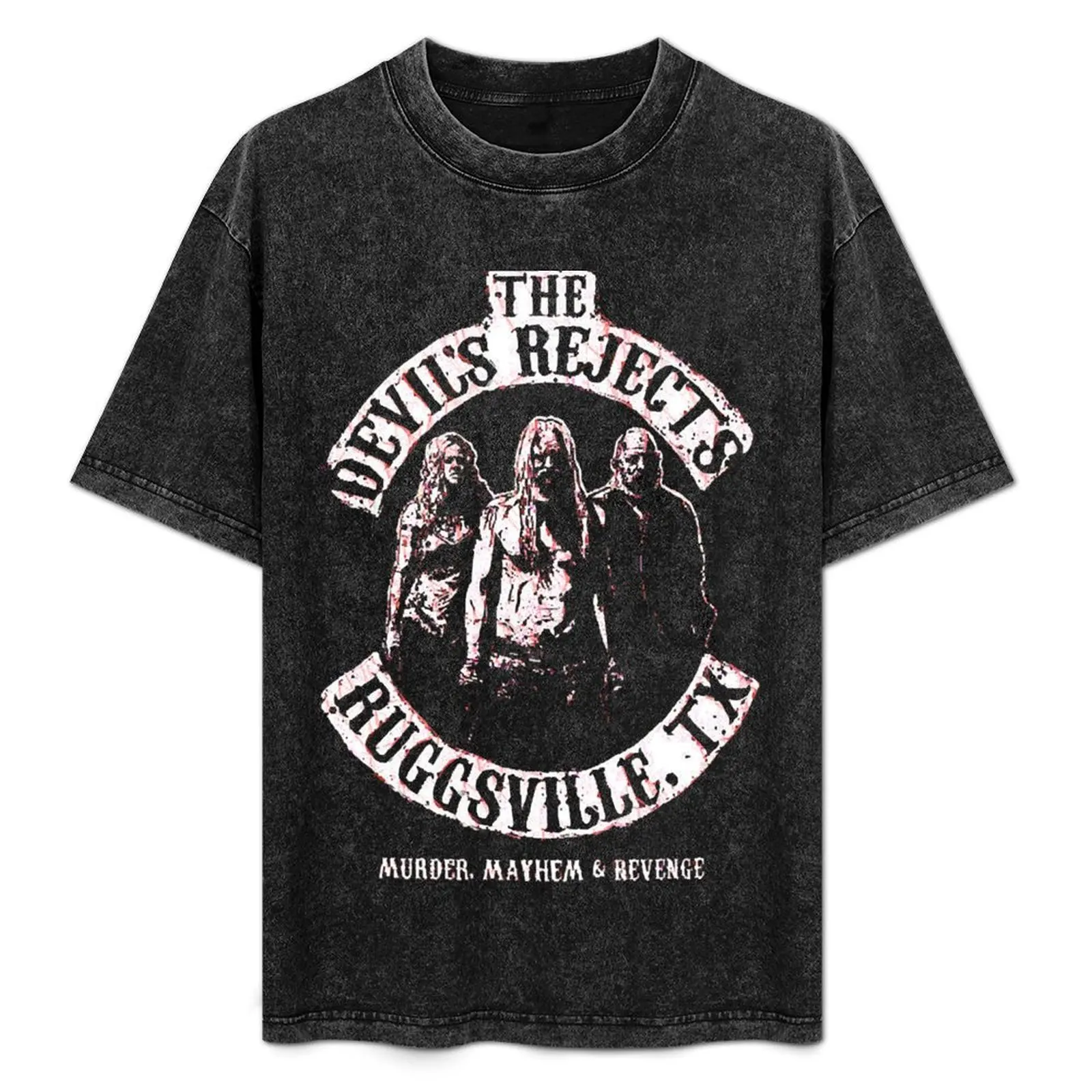 The Devil's Rejects, Ruggsville T-Shirt Basic Solid Color Casual Tee Shirt
The Devil's Rejects, Ruggsville T-Shirt Basic Solid Color Casual Tee Shirt