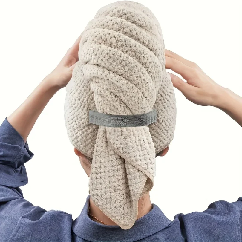 Microfiber Hair Towel Extra Large Wrap Quick Dry Hair Towel Wrap With Elastic Band , Ultra Absorbent Soft Hair Towel Wrap Turban
Microfiber Hair Towel Extra Large Wrap Quick Dry Hair Towel Wrap With Elastic Band , Ultra Absorbent Soft Hair Towel Wrap Turban