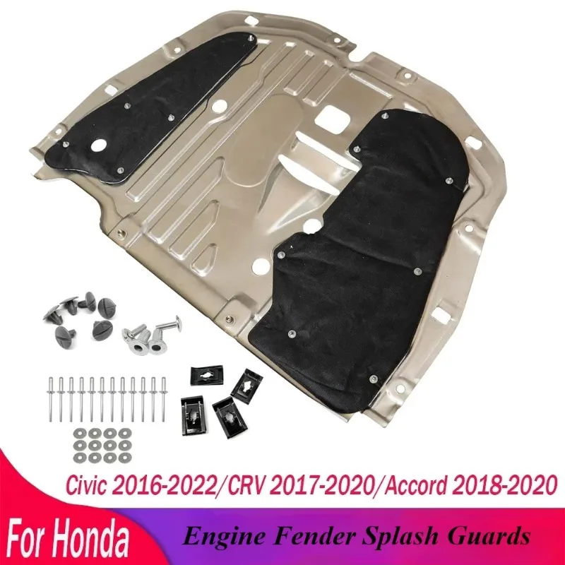 For Honda Civic 2016-2022/CRV 2017-2020/Accord 2018-2020 Engine fenders Splash Guards Protector Kits 74110-TBA-A00 90674-TY2-A01
For Honda Civic 2016-2022/CRV 2017-2020/Accord 2018-2020 Engine fenders Splash Guards Protector Kits 74110-TBA-A00 90674-TY2-A01