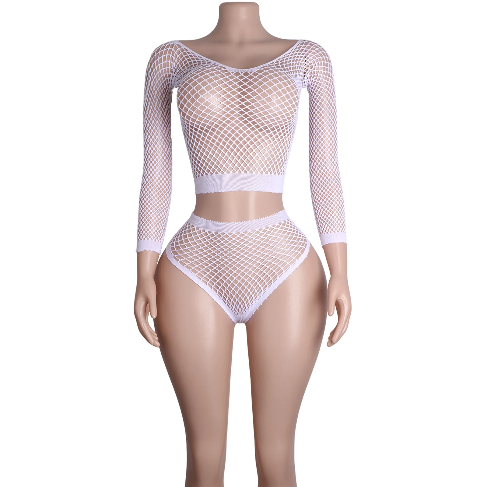 Sexy Performance Dancewear Fluorescent 2 Piece Lingerie Set Sleeves Exotic Dancer Outfits Stage Apparel Clubwear for Nightclub
Sexy Performance Dancewear Fluorescent 2 Piece Lingerie Set Sleeves Exotic Dancer Outfits Stage Apparel Clubwear for Nightclub