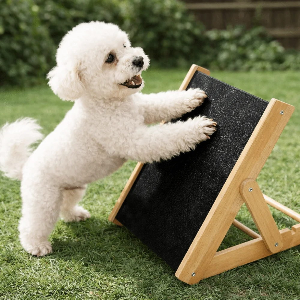 Adjustable Height Dog Scratch Board Folding Wooden Pet Nail Polisher Standing Wear-Resistant Nail Grinding Plate Pet Grooming
Adjustable Height Dog Scratch Board Folding Wooden Pet Nail Polisher Standing Wear-Resistant Nail Grinding Plate Pet Grooming