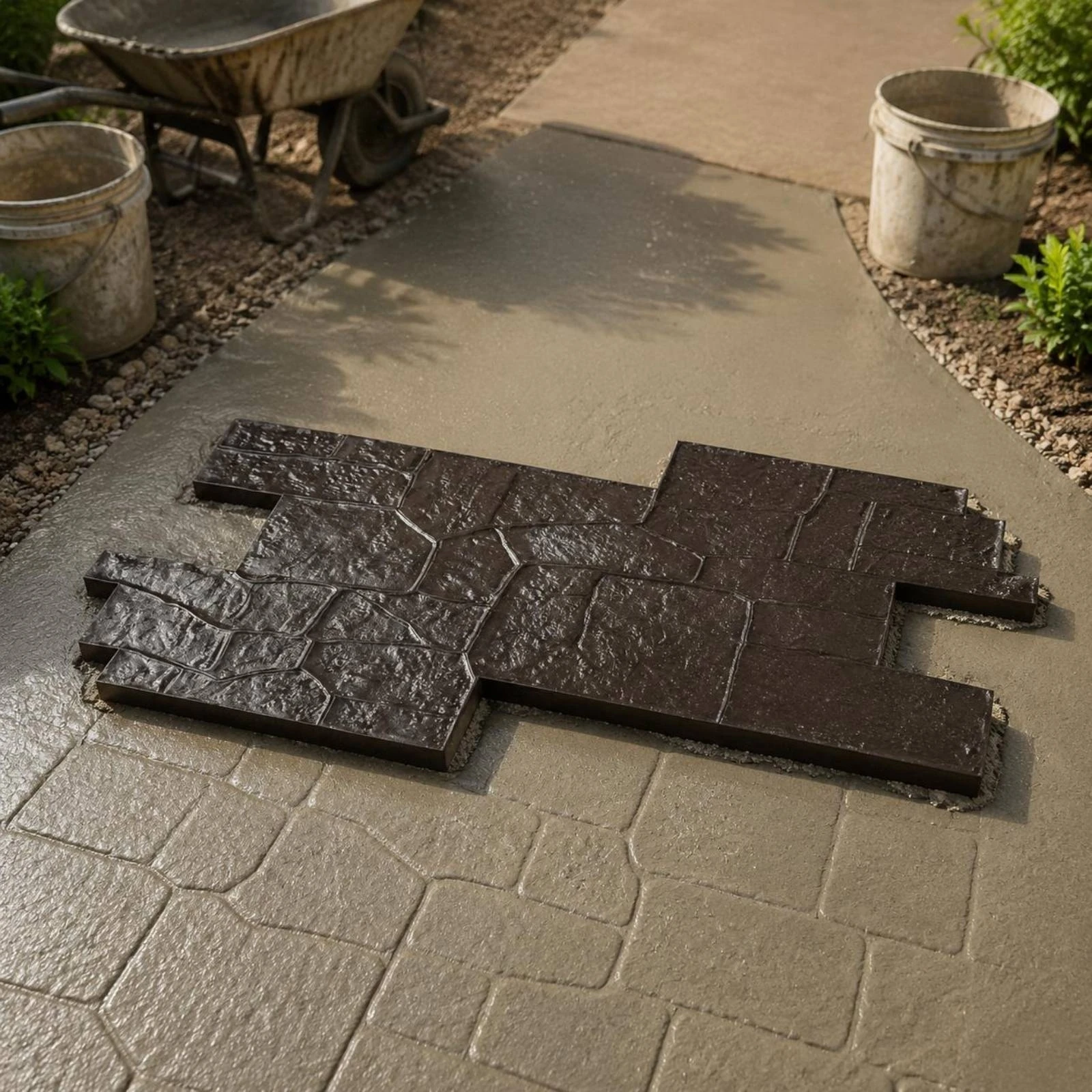 Decorative Concrete Mold Outdoor Use Imprint Flooring Stencil Stone Pattern Stamp Textured Stamp Mat Long-Lasting
Decorative Concrete Mold Outdoor Use Imprint Flooring Stencil Stone Pattern Stamp Textured Stamp Mat Long-Lasting