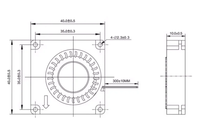 Двойной шар 40x40x10 мм 40 мм DC 5 В 12 В 24 В 3D принтер турбовентилятор охлаждения
Двойной шар 40x40x10 мм 40 мм DC 5 В 12 В 24 В 3D принтер турбовентилятор охлаждения