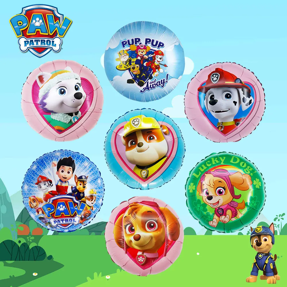 Paw Patrol Foil Balloon Boy Girl Baby Shower Birthday Party Party Background Decorations Supplies Kid Inflatable ball Toy
Paw Patrol Foil Balloon Boy Girl Baby Shower Birthday Party Party Background Decorations Supplies Kid Inflatable ball Toy