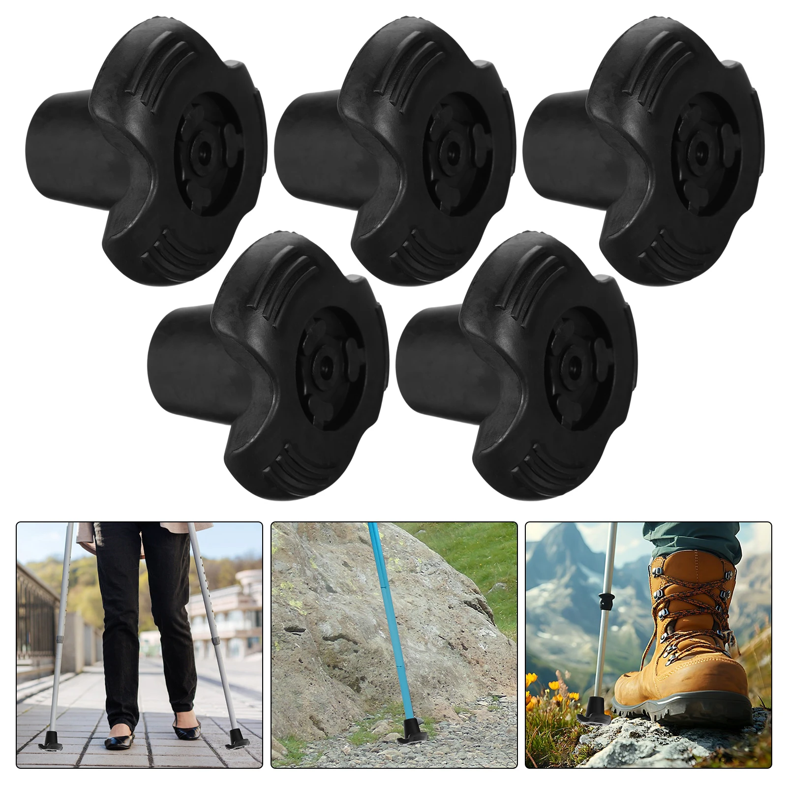 Trekking Pole Protector Non-slip Cane Tips Walking Stick Ends Rubber Caps Replacement Hiking Stick Cap Portable Design Outdoor
Trekking Pole Protector Non-slip Cane Tips Walking Stick Ends Rubber Caps Replacement Hiking Stick Cap Portable Design Outdoor