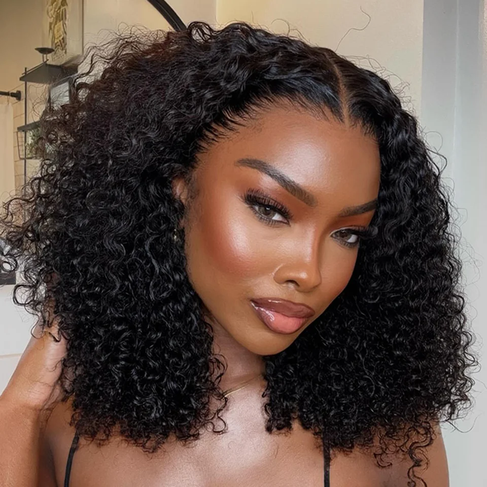 Jerry Curly Wave Bob Wigs With Baby Hair Afro Kinky Curl Human Hair Wigs 13x5x1 T Lace Front Glueless Wig Curly Bob Hair 14 Inch
Jerry Curly Wave Bob Wigs With Baby Hair Afro Kinky Curl Human Hair Wigs 13x5x1 T Lace Front Glueless Wig Curly Bob Hair 14 Inch