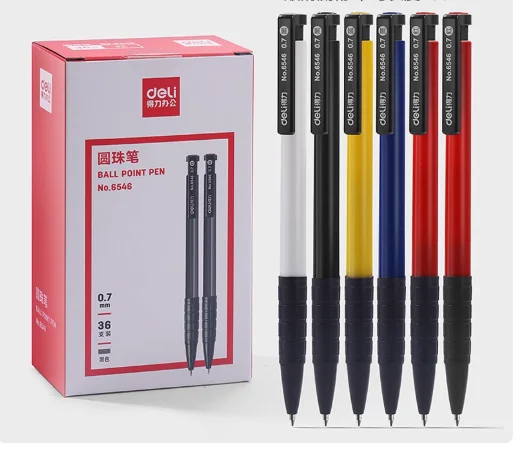 Special Offer 6546 Ball Point Pen 0.7mm Red Blue Black Push Ballpoint Pen 36 / 60PCS
Special Offer 6546 Ball Point Pen 0.7mm Red Blue Black Push Ballpoint Pen 36 / 60PCS