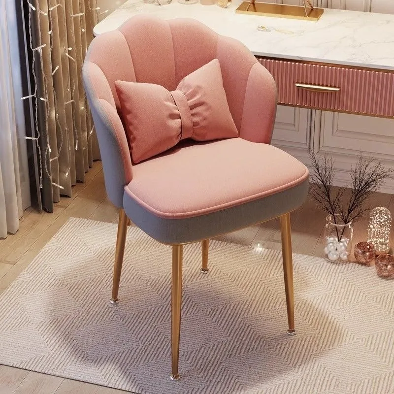 Makeup Chair Home Room Backrest Chair Simple Nail Art Flower Stool Light Luxury High-end Girls' Bedroom Dressing Table
Makeup Chair Home Room Backrest Chair Simple Nail Art Flower Stool Light Luxury High-end Girls' Bedroom Dressing Table