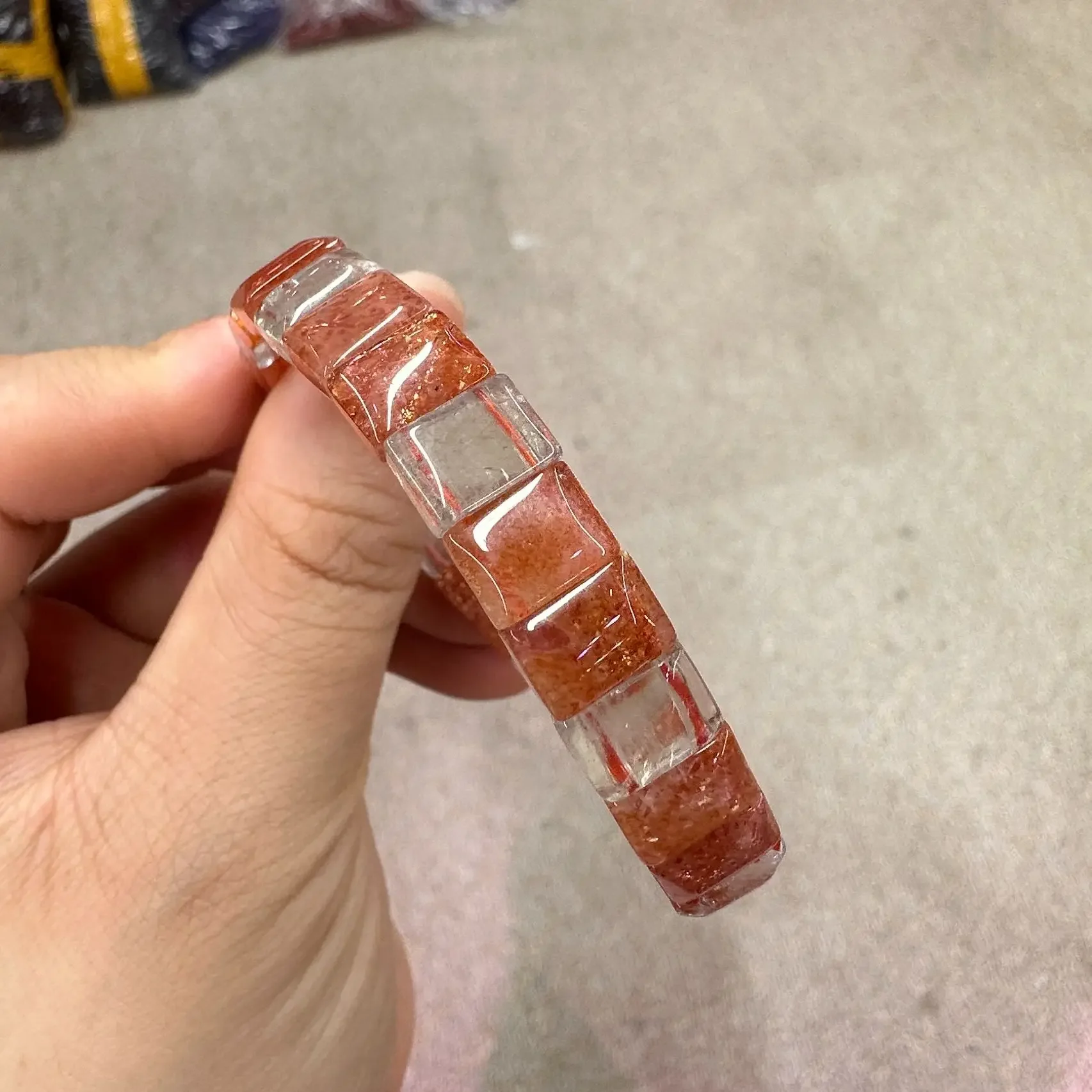 Natural AA Quality Arusha Sunstone Bracelet Bead Jewelry Energy Magnetic Fashion Crystal Reiki Accessory for Women Men Party
Natural AA Quality Arusha Sunstone Bracelet Bead Jewelry Energy Magnetic Fashion Crystal Reiki Accessory for Women Men Party