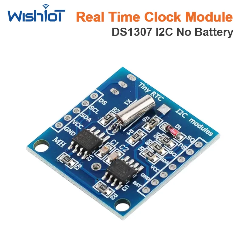 DS1307 RTC Module AT24C32 Memory I2C Real Time Clock Board Precision IIC Calendar Sensor Module for Arduino AVR PIC ARM MCU
DS1307 RTC Module AT24C32 Memory I2C Real Time Clock Board Precision IIC Calendar Sensor Module for Arduino AVR PIC ARM MCU
