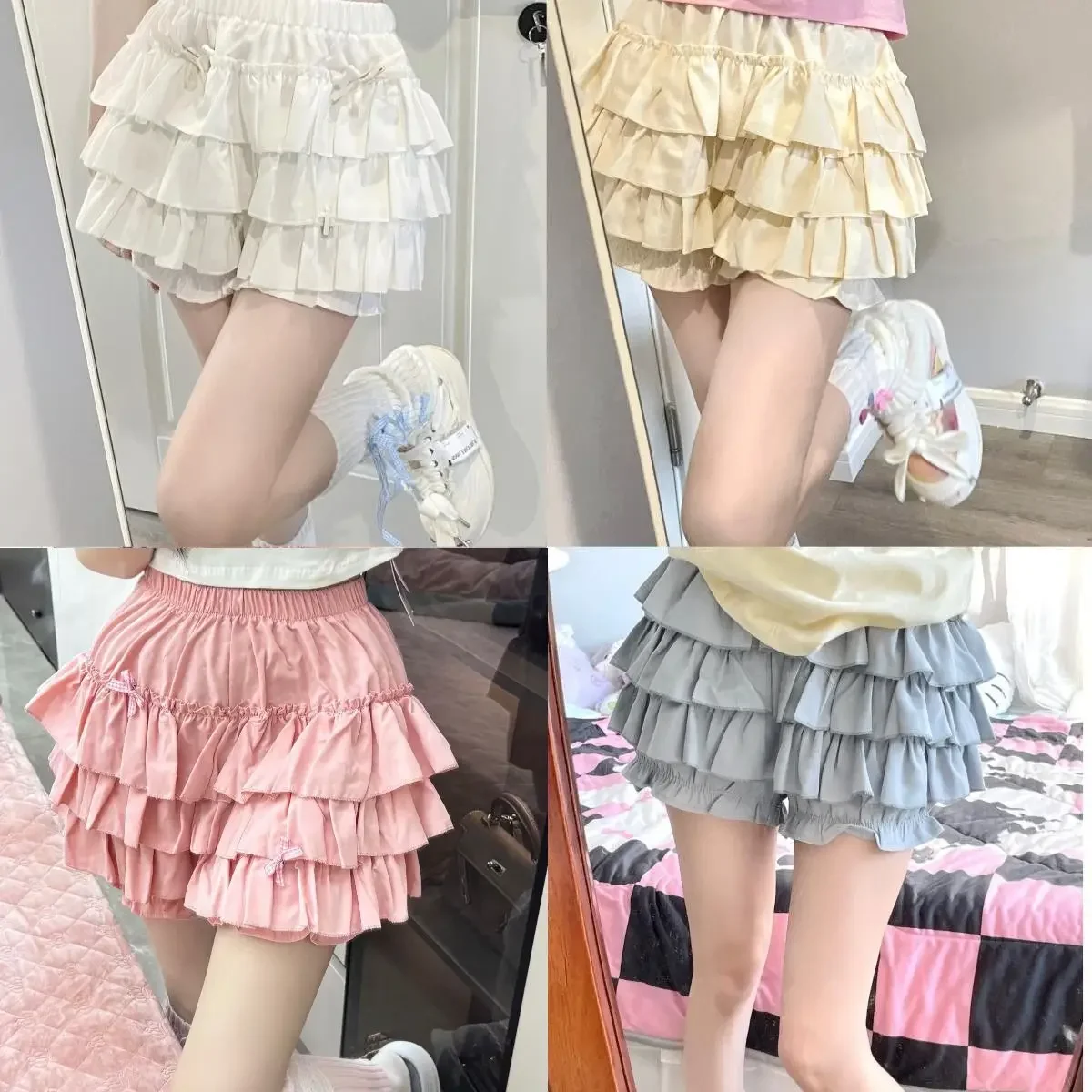 Юбка Kawaii Lolita, женская многослойная юбка трапециевидной формы с оборками и высокой талией Fairycore, милая универсальная облегающая женская юбка Y2k
Юбка Kawaii Lolita, женская многослойная юбка трапециевидной формы с оборками и высокой талией Fairycore, милая универсальная облегающая женская юбка Y2k