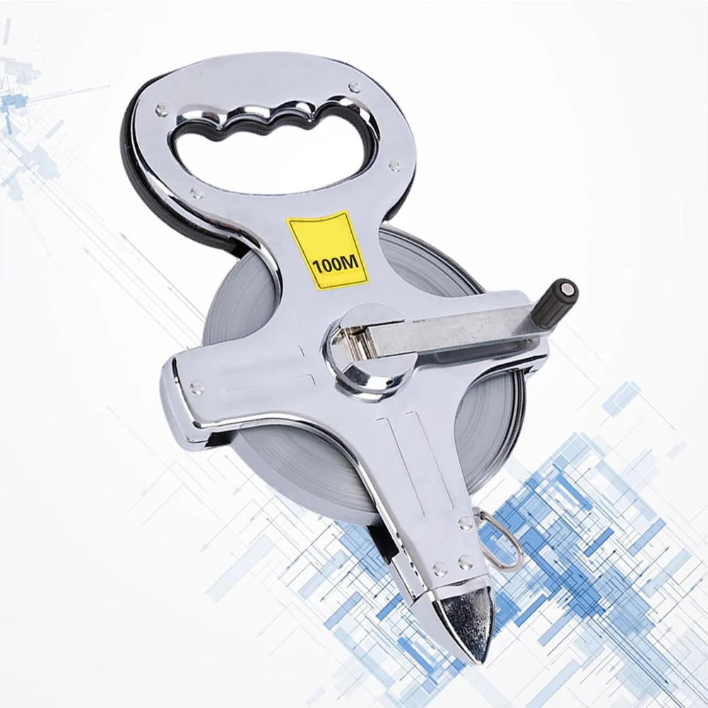 100m Tape Measure Stainless Steel Retractable Construction Measuring Tool Long Range Portable Waterproof Ideal Carpenters
100m Tape Measure Stainless Steel Retractable Construction Measuring Tool Long Range Portable Waterproof Ideal Carpenters