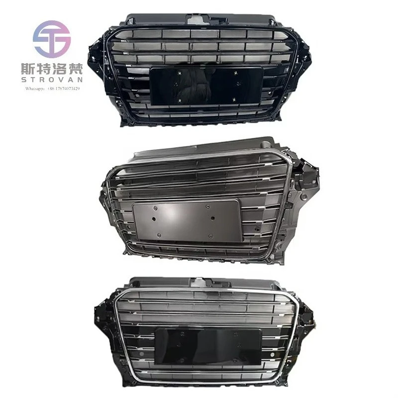 Factory Wholesale Car Grille Body Kit ABS Upgrade Front Bumper Grille for audis A3 S3 2014 2015 2016
Factory Wholesale Car Grille Body Kit ABS Upgrade Front Bumper Grille for audis A3 S3 2014 2015 2016