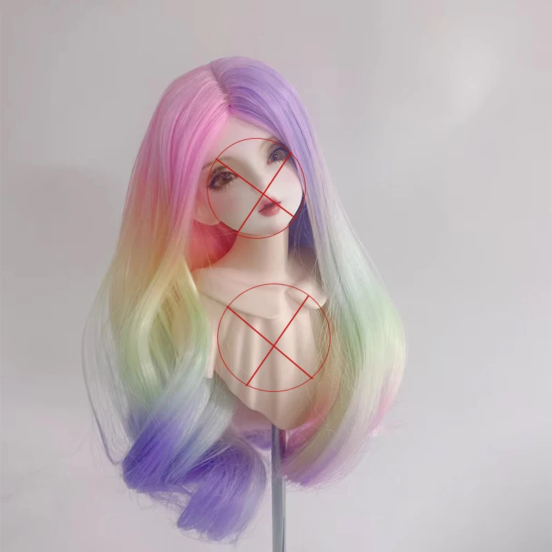 SD Doll Wig BJD Doll Hair Fit For 1/3 1/4 1/6 Doll High Temperature Fiber Rainbow Color Wig Diy Accessories For Girl Gift
SD Doll Wig BJD Doll Hair Fit For 1/3 1/4 1/6 Doll High Temperature Fiber Rainbow Color Wig Diy Accessories For Girl Gift