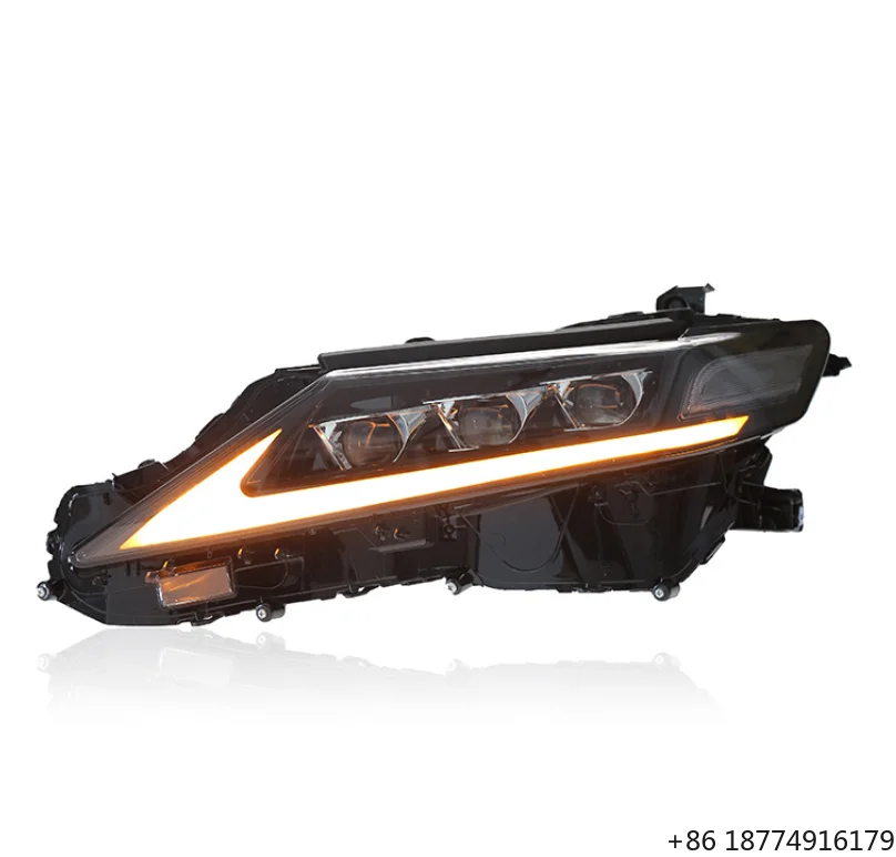 Фара в сборе для Toyota Camry 2018-2023 с ДХО LED (дневные ходовые огни), модифицированная, OEM-качество
Фара в сборе для Toyota Camry 2018-2023 с ДХО LED (дневные ходовые огни), модифицированная, OEM-качество
