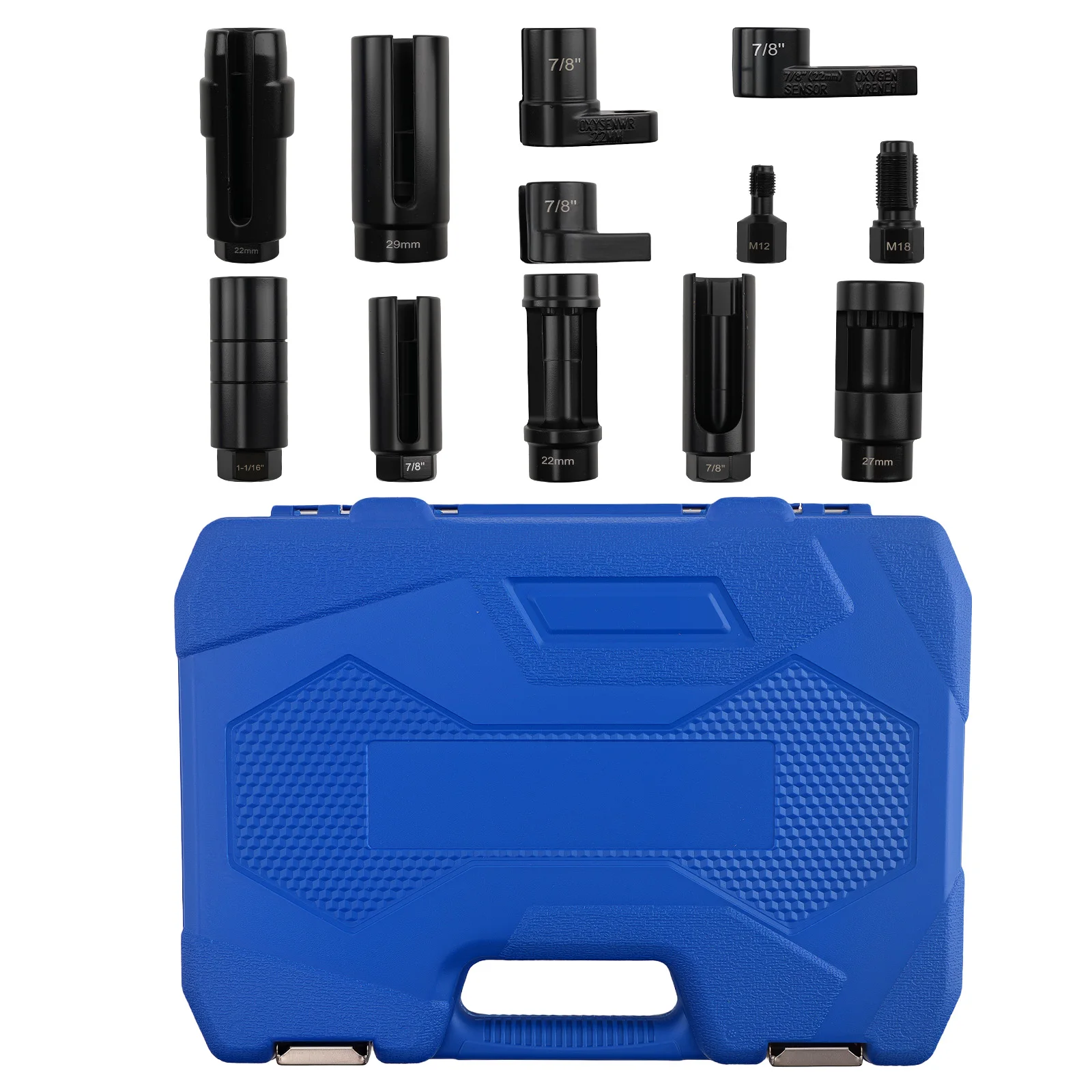 1/2" 3/8" Drive Oxygen Sensor Socket Tool 22mm 27mm 29mm 7/8" 1-1/16" Set
1/2" 3/8" Drive Oxygen Sensor Socket Tool 22mm 27mm 29mm 7/8" 1-1/16" Set