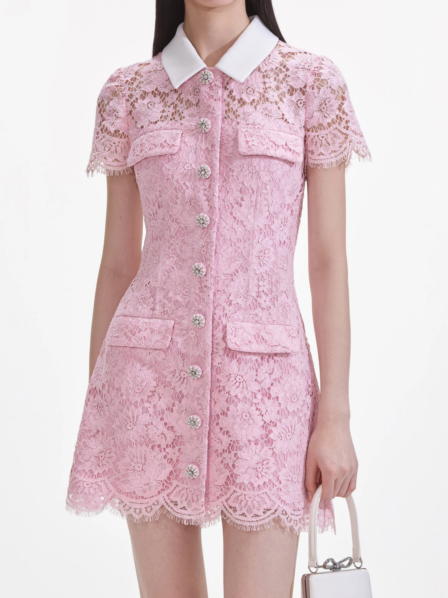 High-End ort Lace Hollow out Collar Dr Ele Miss Rich Sle Spring Collection by SP Home South Oil for Women
High-End ort Lace Hollow out Collar Dr Ele Miss Rich Sle Spring Collection by SP Home South Oil for Women