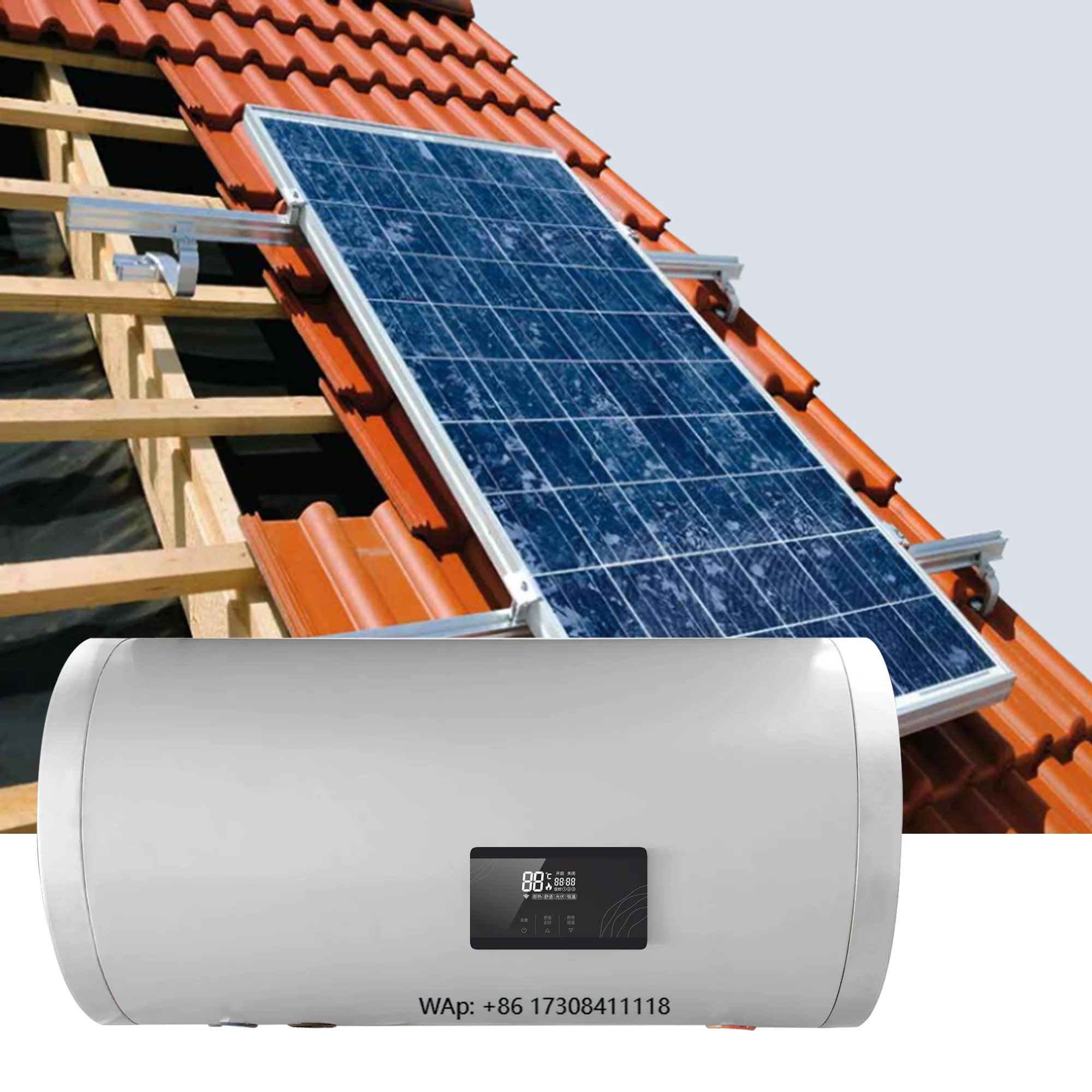 80l Storage Electric Solar Pv Water Heater for Bathroom Balcony
80l Storage Electric Solar Pv Water Heater for Bathroom Balcony