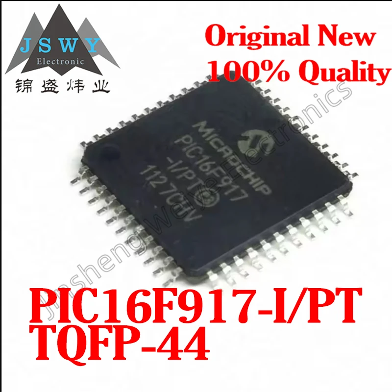 (1/20pcs) PIC16F917-I/PT SMT TQFP-44 8-bit Microcontroller Chip 100% Genuine Spot Ships Fast!
(1/20pcs) PIC16F917-I/PT SMT TQFP-44 8-bit Microcontroller Chip 100% Genuine Spot Ships Fast!