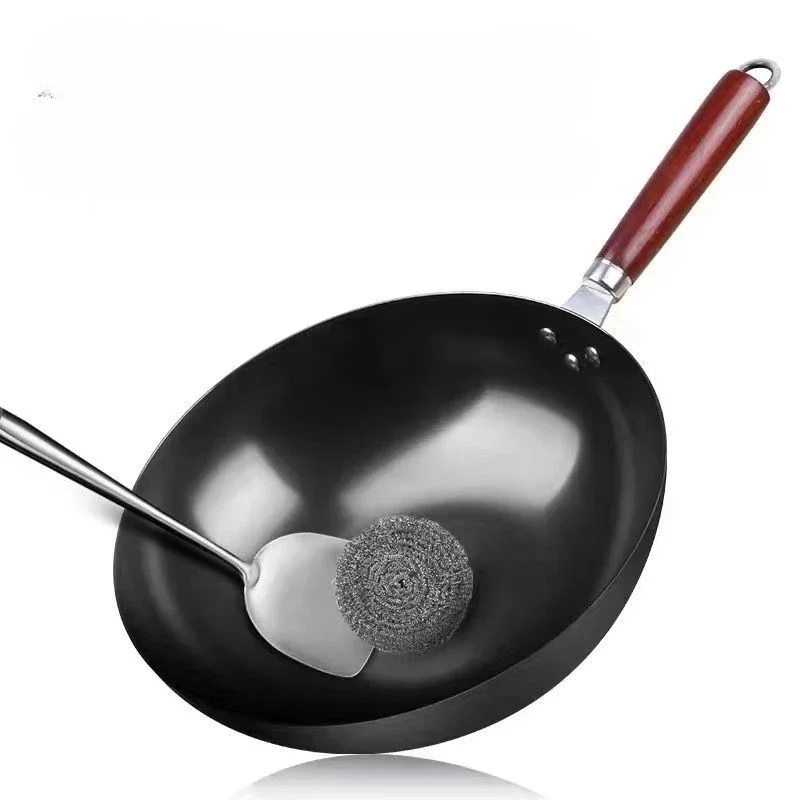 High Quality Saucepan Iron Wok Traditional Handmade Iron Wok Non-stick Pan Non-coating Induction and Gas Cooker Cookware
High Quality Saucepan Iron Wok Traditional Handmade Iron Wok Non-stick Pan Non-coating Induction and Gas Cooker Cookware