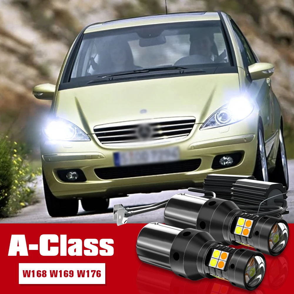 2x Dual Mode Turn Signal+Daytime Running Light Accessories LED DRL For Mercedes Benz A-Class W168 W169 W176 1997-2018 2004 2012
2x Dual Mode Turn Signal+Daytime Running Light Accessories LED DRL For Mercedes Benz A-Class W168 W169 W176 1997-2018 2004 2012