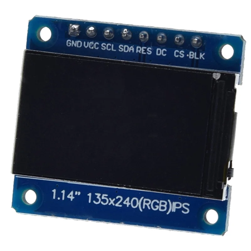 M18K-1,14 "IPS ЖК-дисплей 135X240 SPI ST7789,65K цветной TFT-экранный модуль для Arduino для Raspberry Pi ESP32 STM32 DIY проекты
M18K-1,14 "IPS ЖК-дисплей 135X240 SPI ST7789,65K цветной TFT-экранный модуль для Arduino для Raspberry Pi ESP32 STM32 DIY проекты