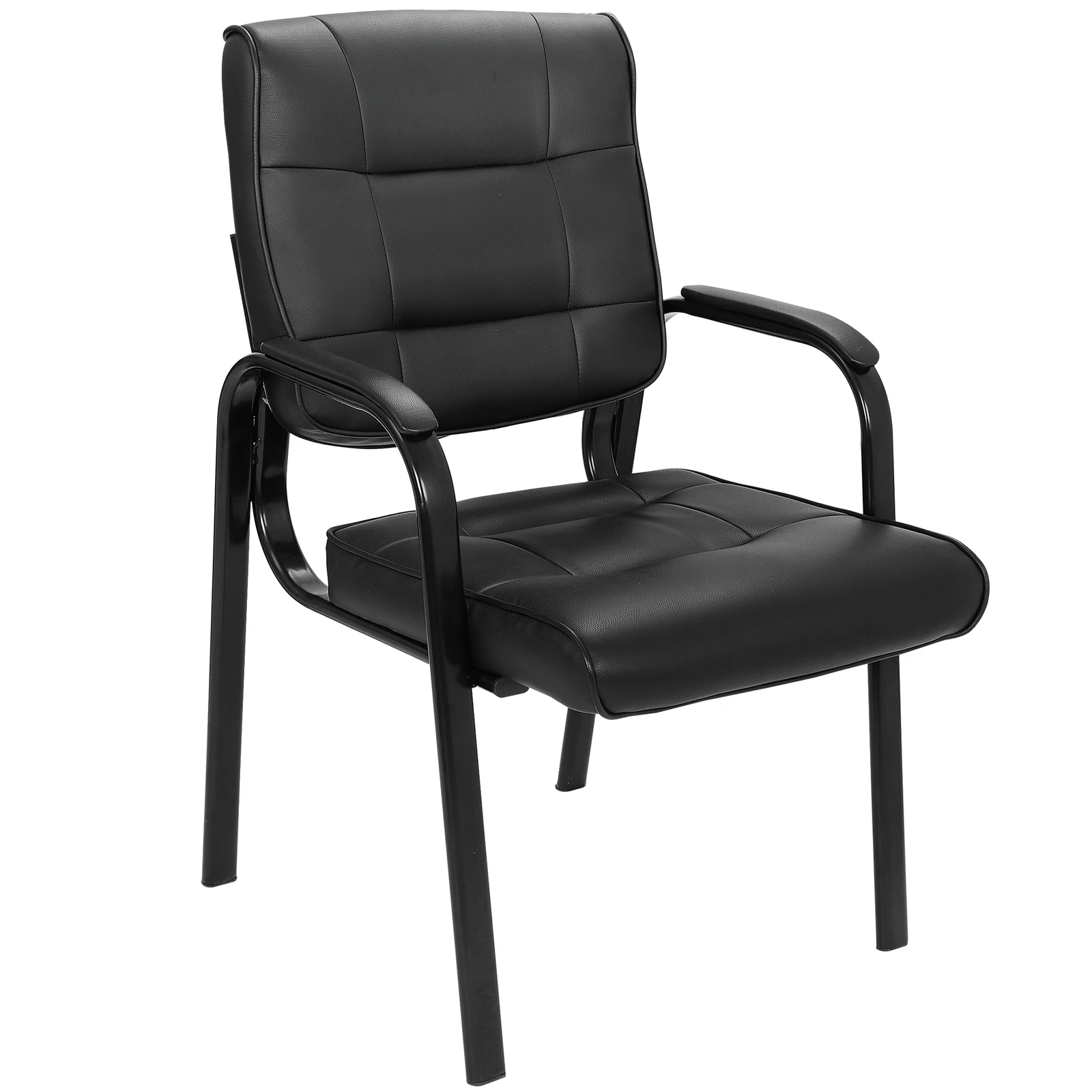 Office Guest Chair Leather Executive Reception Wating Room Chair W/ Metal Frame
Office Guest Chair Leather Executive Reception Wating Room Chair W/ Metal Frame