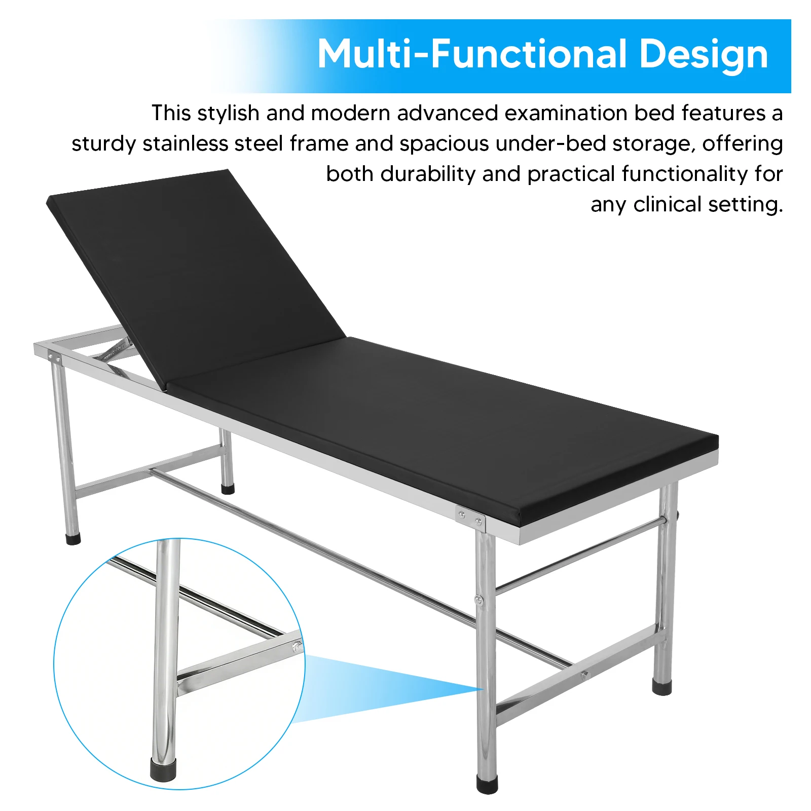Exam Table Adjustable Backrest Tattoo Bed with Paper Roll Dispenser Spa Beds & Tables for Spa Salons Tattoo Spas and Home Use
Exam Table Adjustable Backrest Tattoo Bed with Paper Roll Dispenser Spa Beds & Tables for Spa Salons Tattoo Spas and Home Use