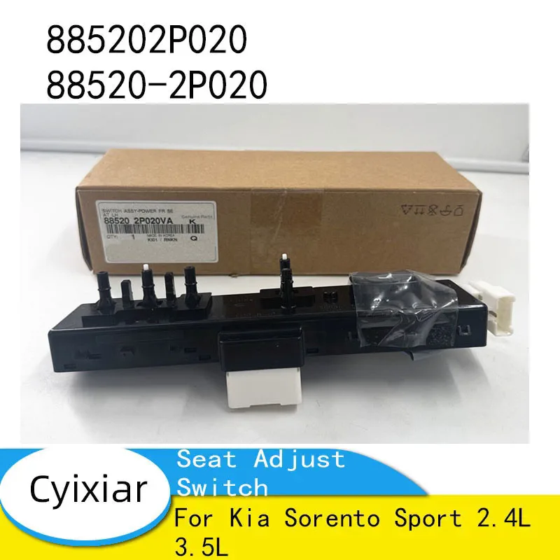 Brand New Front Power Seat Switch Assembly for Kia Sorento Sport 2.4L 3.5L Seat Adjust Switch 885202P020 88520-2P020
Brand New Front Power Seat Switch Assembly for Kia Sorento Sport 2.4L 3.5L Seat Adjust Switch 885202P020 88520-2P020