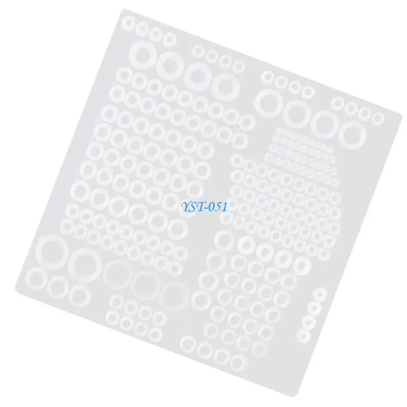 E15A Silicone Washer Gasket Sealing O Rings Replacement Flat Washer Plumbing Washers for Sink Faucet Screen Filter Repair
E15A Silicone Washer Gasket Sealing O Rings Replacement Flat Washer Plumbing Washers for Sink Faucet Screen Filter Repair