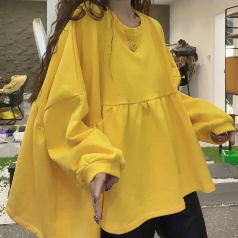 New Spring and Autumn Fashion, Loose, Slimming and Youthful Puffy Doll Tops, Lantern Long-sleeved Tops, Solid Colors Personality
New Spring and Autumn Fashion, Loose, Slimming and Youthful Puffy Doll Tops, Lantern Long-sleeved Tops, Solid Colors Personality