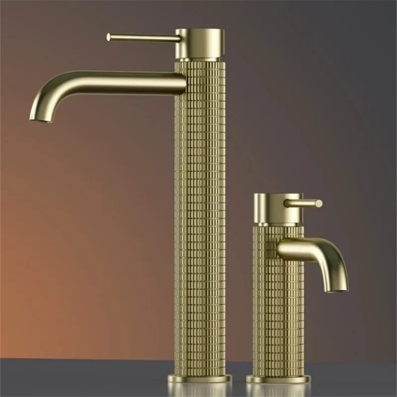 Brushed Gold Bathroom Faucet Brushed Rose Gold Basin Faucet Art Carved Sink Tap Hot & Cold Grey Lavatory Faucet Crane Water Tap
Brushed Gold Bathroom Faucet Brushed Rose Gold Basin Faucet Art Carved Sink Tap Hot & Cold Grey Lavatory Faucet Crane Water Tap