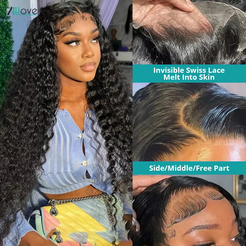 Deep Wave Lace Front Wig 13X4 13X6 Lace Frontal Wig 30 32 Inch Pre Plucked Curly Human Hair Wigs Brazilian Hair For Black Women
Deep Wave Lace Front Wig 13X4 13X6 Lace Frontal Wig 30 32 Inch Pre Plucked Curly Human Hair Wigs Brazilian Hair For Black Women