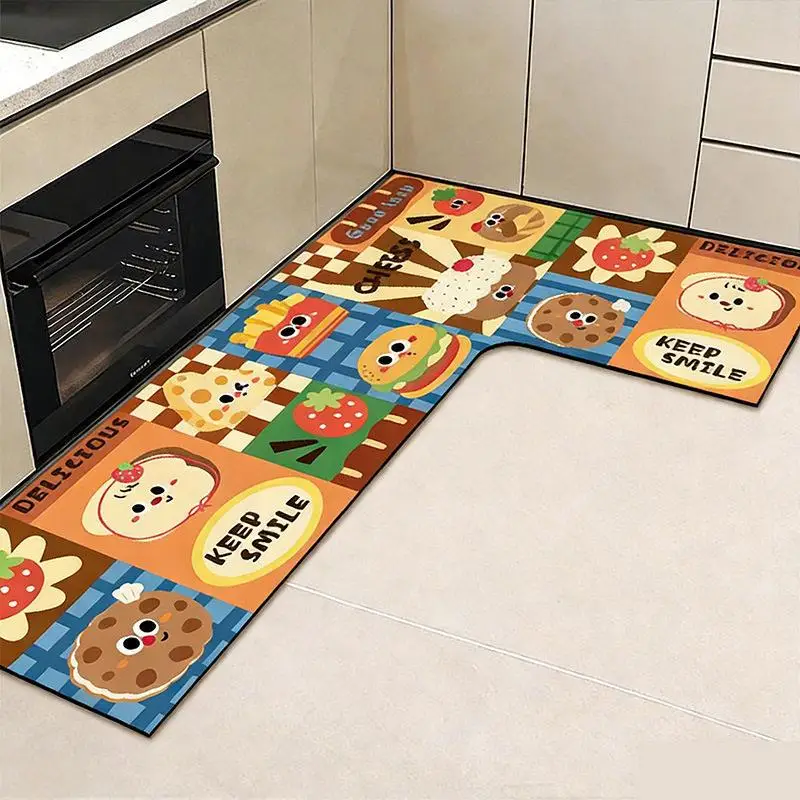 Kitchen Floor Mat Soft Silicon Dendroid Cuttable Washable Absorbent Dirt Resistant Non Slip Pad Cartoon Style Home Textile
Kitchen Floor Mat Soft Silicon Dendroid Cuttable Washable Absorbent Dirt Resistant Non Slip Pad Cartoon Style Home Textile