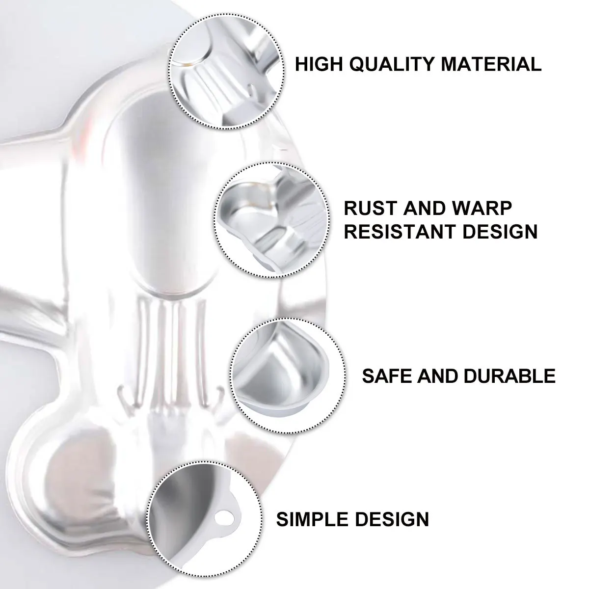 1Pcs Airplane Shape Cake Mold Food-Grade Aluminum Alloy Non-Stick Rust Resistant DIY Baking Tool Cookie Fondant Mold
1Pcs Airplane Shape Cake Mold Food-Grade Aluminum Alloy Non-Stick Rust Resistant DIY Baking Tool Cookie Fondant Mold