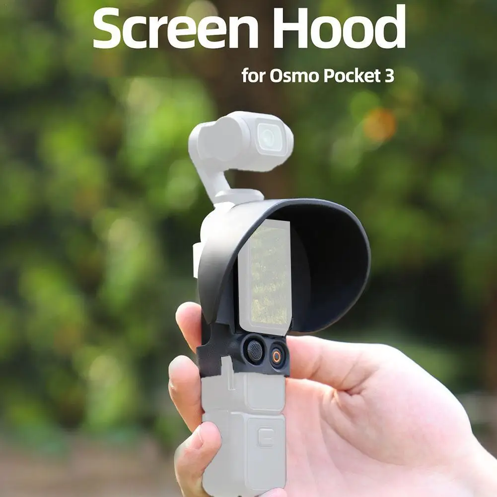Бленда для экрана DJI Osmo Pocket3, защита от солнца, аксессуары для спортивной камеры
Бленда для экрана DJI Osmo Pocket3, защита от солнца, аксессуары для спортивной камеры