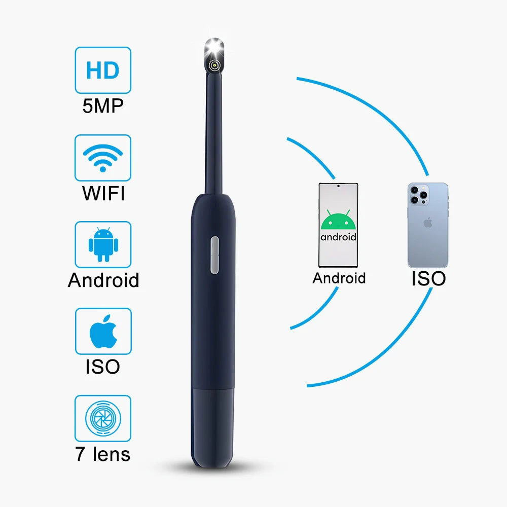 5MP HD Беспроводная внутриротовая камера WIFI Камера для стоматологического осмотра IP67 Водонепроницаемый инструмент для осмотра 1920P для здоровья полости рта
5MP HD Беспроводная внутриротовая камера WIFI Камера для стоматологического осмотра IP67 Водонепроницаемый инструмент для осмотра 1920P для здоровья полости рта