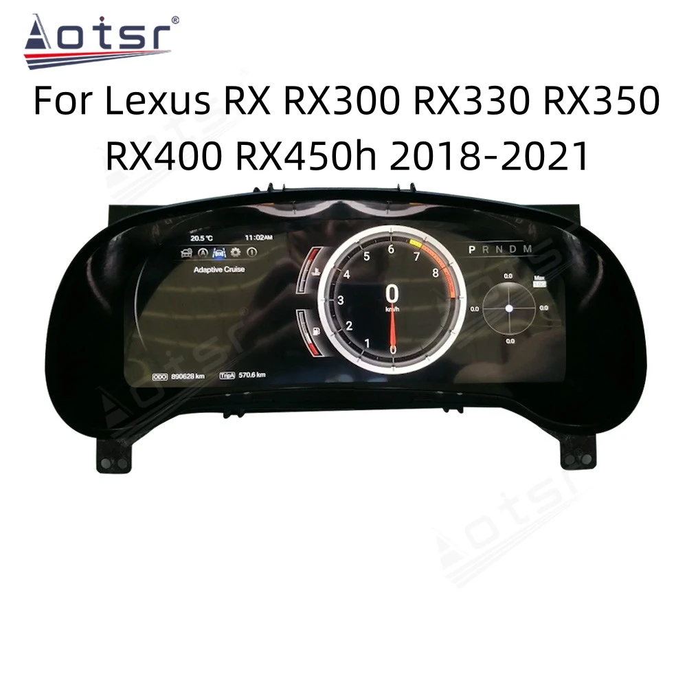 For Lexus RX RX300 RX330 RX350 RX400 RX450h 2016-2021 Android Car Digital Cluster LCD Dashboard Instrument Virtual Cockpit Panel
For Lexus RX RX300 RX330 RX350 RX400 RX450h 2016-2021 Android Car Digital Cluster LCD Dashboard Instrument Virtual Cockpit Panel