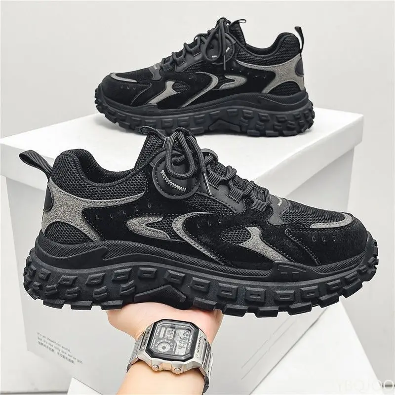 Men's Shoes Spring Breathable Mesh Sports Shoes Trendy Thick Sole Non Slip Casual Running Simple Comfortable Trendy Shoes
Men's Shoes Spring Breathable Mesh Sports Shoes Trendy Thick Sole Non Slip Casual Running Simple Comfortable Trendy Shoes