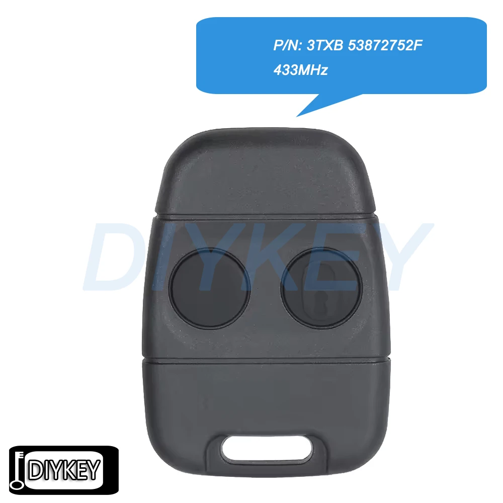 2-кнопочный дистанционный автомобильный брелок 433 МГц для Land Rover Defender Discovery Freelander MG для NIssan 200SX Micra P/N: 3TXB 53872752F
2-кнопочный дистанционный автомобильный брелок 433 МГц для Land Rover Defender Discovery Freelander MG для NIssan 200SX Micra P/N: 3TXB 53872752F
