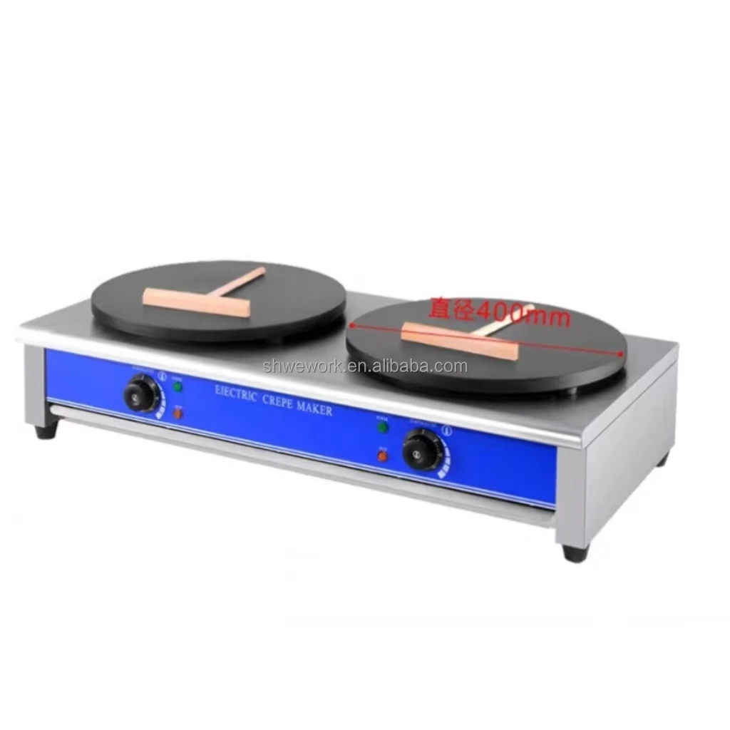 WeWork электрическая 5600 Вт коммерческая блинница машина с двойной сковородой блинная машина новый сорт блинница
WeWork электрическая 5600 Вт коммерческая блинница машина с двойной сковородой блинная машина новый сорт блинница