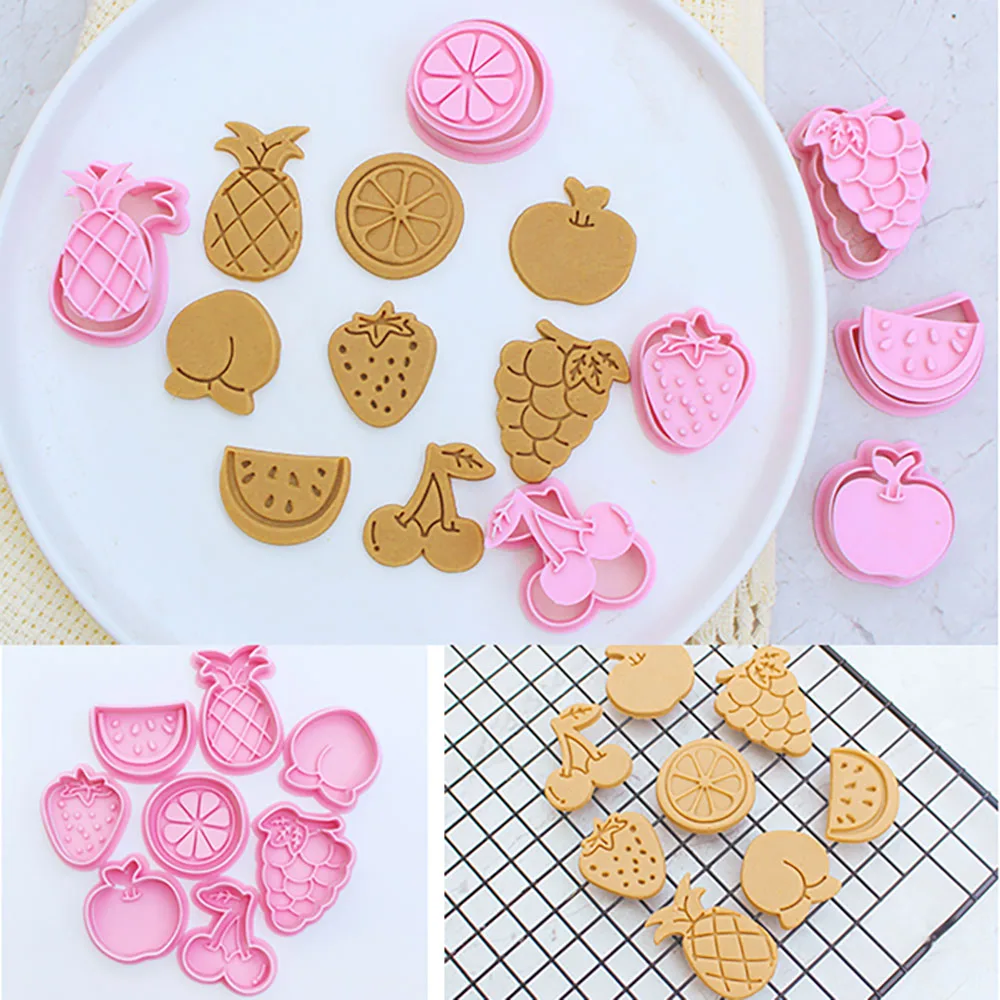 Cartoon Mini Fruit Series Biscuit Mold 3D Pressing Home Cookie Cutters Baking Tool
Cartoon Mini Fruit Series Biscuit Mold 3D Pressing Home Cookie Cutters Baking Tool