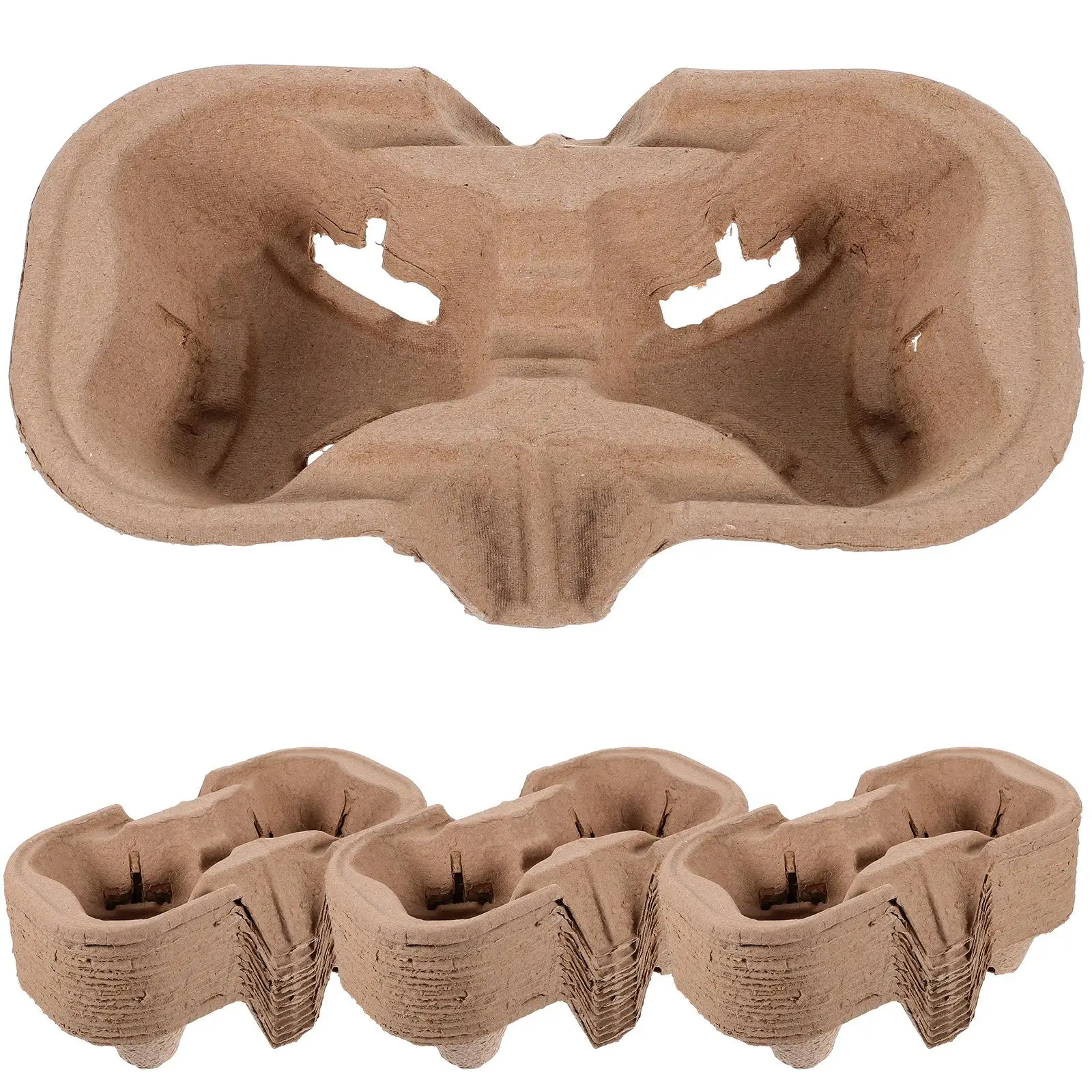 50pcs Paper Pulp Cup Holders Biodegradable Disposable Coasters Takeout Coffee Tray Carrier Lightweight Portable Picnic Beverage
50pcs Paper Pulp Cup Holders Biodegradable Disposable Coasters Takeout Coffee Tray Carrier Lightweight Portable Picnic Beverage