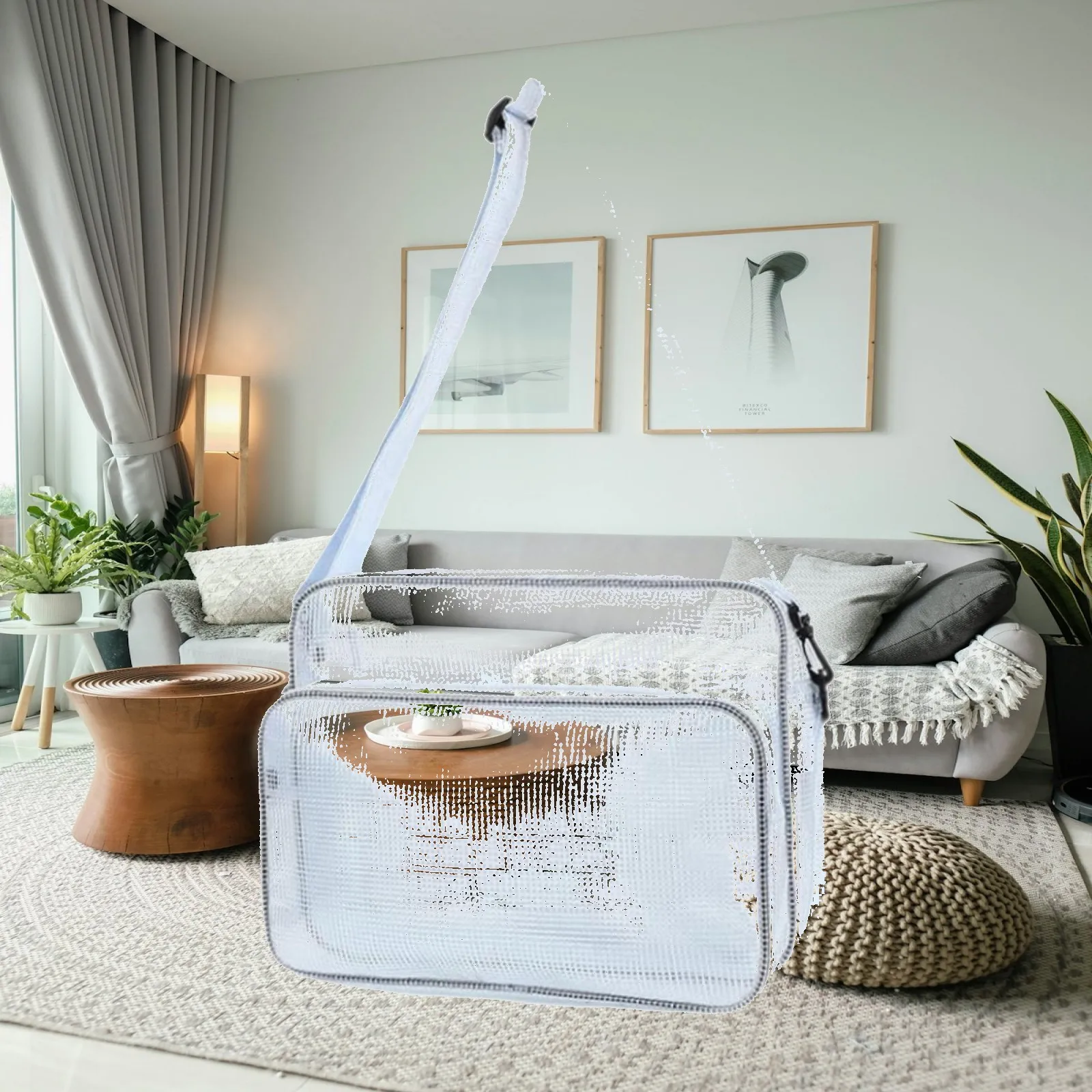 Clear Tool Bag Waterproof Crossbody Organizer Anti Static PVC Storage Pouch for Women Men Daily Work Cleanroom
Clear Tool Bag Waterproof Crossbody Organizer Anti Static PVC Storage Pouch for Women Men Daily Work Cleanroom