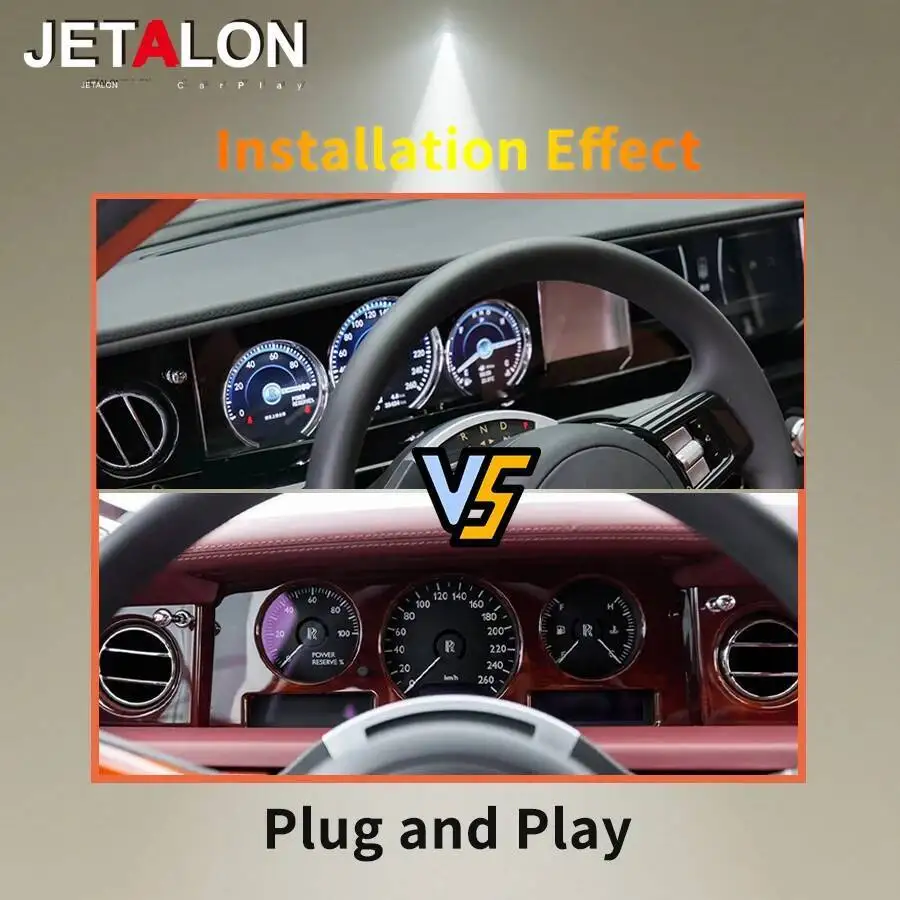 LINUX Car LCD Digital Dashboard Panel For Rolls Royce Phantom 2004-2013 Cockpit Speedometer Instrument Cluster 12.5 Inch Screen
LINUX Car LCD Digital Dashboard Panel For Rolls Royce Phantom 2004-2013 Cockpit Speedometer Instrument Cluster 12.5 Inch Screen