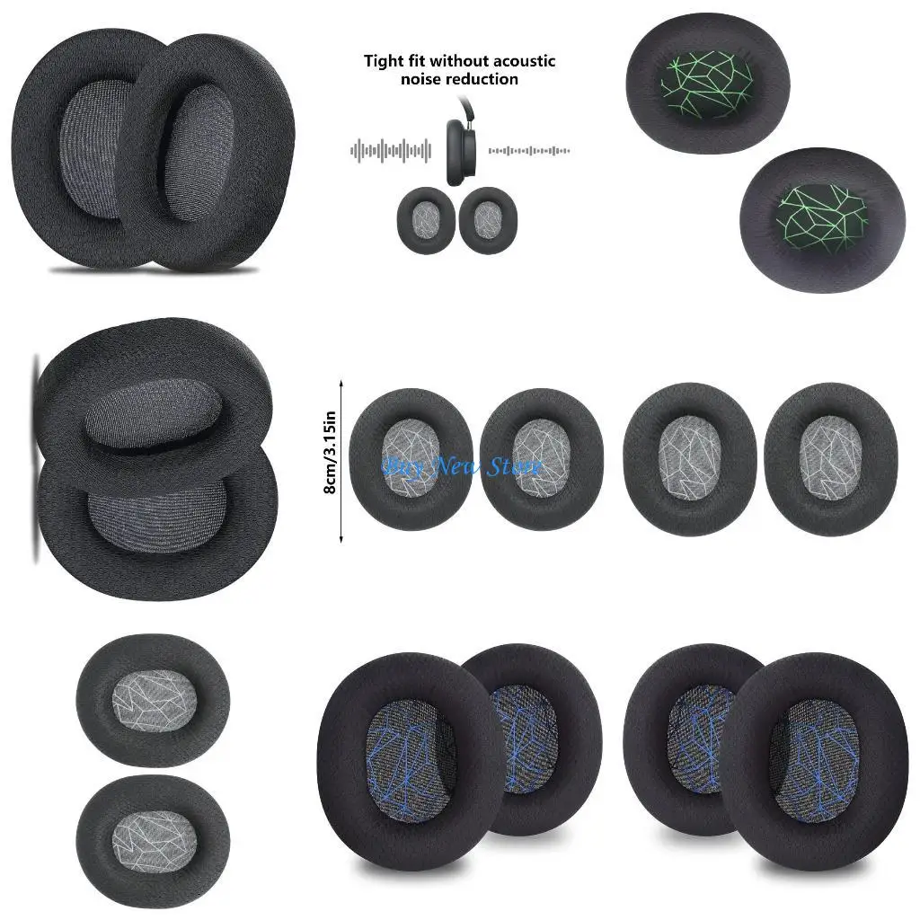 20CE 1 Pair Replacement Earphone Cushion for Arctis 1 3 5 7 9 Headphone Earpads
20CE 1 Pair Replacement Earphone Cushion for Arctis 1 3 5 7 9 Headphone Earpads
