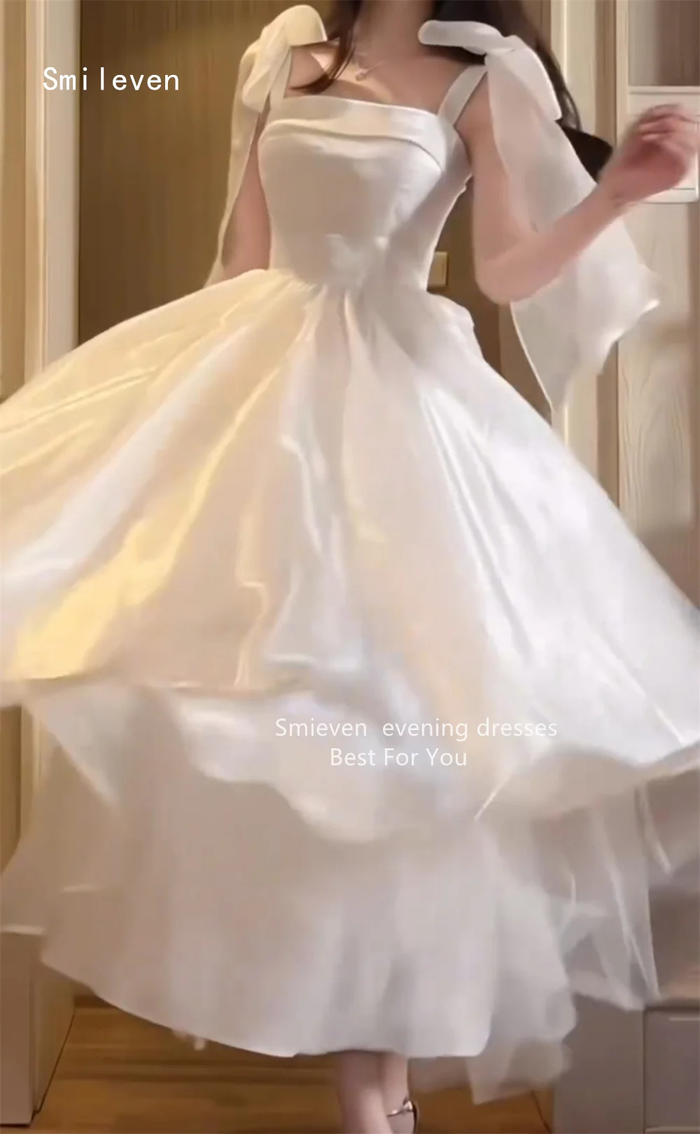 Smileven Luxury Noval Liquid A Line Evening Dress Bow Formal Prom Dresses Spaghetti Strap Birthday Party Gowns Customized 2026
Smileven Luxury Noval Liquid A Line Evening Dress Bow Formal Prom Dresses Spaghetti Strap Birthday Party Gowns Customized 2026